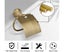 WSECOMM Antique Toilet Paper Holder,Brushed Brass Toilet Paper Holder Wall Mo Carousel 6