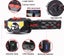 USB Rechargeable Head Torch with Red Light LED High Light Sense Head Flashlight Carousel 3