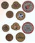 Assorted US Challenge Coins - 5 Different Units / Services Carousel 1