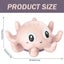 Light Up Octopus Sprinkler Baby Bath Toy Fountain Water Toy-Pink Carousel 2