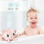 Light Up Octopus Sprinkler Baby Bath Toy Fountain Water Toy-Pink Carousel 5