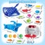 18Pcs 3-in-1 Bath Toys Water Play Set for Boys Girls Carousel 2