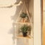 NNEOBA Boho Wood Hanging Shelf - Stylish Home Decor Shelves on Wall Carousel 2