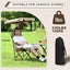 NNETM Foldable Camping Chair with Sunshade Carousel 5