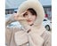 2 in 1 Ear Protection Cross Wrap Loose Anti-static Scarf Hat Women Thickened Carousel 4