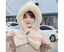 2 in 1 Ear Protection Cross Wrap Loose Anti-static Scarf Hat Women Thickened Carousel 8