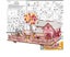 Kids Children Mini Cabin House Sky Wheel Model 3D Jigsaw Puzzle Game DIY Toy- Carousel 6