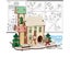 Kids Children Mini Cabin House Sky Wheel Model 3D Jigsaw Puzzle Game DIY Toy- Carousel 7