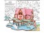 Kids Children Mini Cabin House Sky Wheel Model 3D Jigsaw Puzzle Game DIY Toy- Carousel 8
