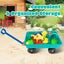Kids Beach Sand Toys Set Sandpit Pretend Play Wagon Cart Carousel 5