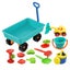 Kids Beach Sand Toys Set Sandpit Wagon Cart Outdoor Carousel 8