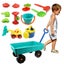 Kids Beach Sand Toys Set Sandpit Wagon Cart Outdoor Carousel 9