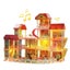 Playhouses Toys Dollhouse Princess Castle Carousel 12
