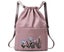 Travel Drawstring Bag Backpack Deep Pink Carousel 1