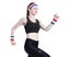 Sweatband Set Sports Headband Wristband Set Terry Cloth Wristband Wrist Moist Carousel 4