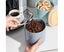 Stacked Ceramic Salt Pepper Container with Wooden Lid, Salt Box for Counterto Carousel 4