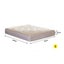Mattress Topper Wool Underlay Reversible Mat Pad Protector Single Size Carousel 3
