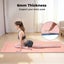 Centra Yoga Mat Non-Slip Fitness Exercise Workout Home Pilates & Floor Pink Carousel 5