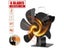 6 Blades Mini Stove Fan Heat Powered Fireplace Fan Log Wood Burner Ecofan Quiet Carousel 3