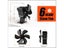 6 Blades Mini Stove Fan Heat Powered Fireplace Fan Log Wood Burner Ecofan Quiet Carousel 6
