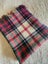 A fabulous vintage pure NZ Woolen travel Blanket - Checks Carousel 4