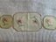 A gorgeous set of three hand embroidered vintage Linen DRESSER CLOTHS Carousel 2