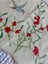 A lovely bright hand embroidered & applique Linen Cover Carousel 3