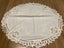 Battenberg lace round cloth + 2 crochet tray cloths Carousel 1