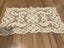 Battenberg lace round cloth + 2 crochet tray cloths Carousel 2