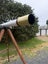 Telescope Old large brass and metal 4inch refractor Carousel 6