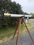 Telescope Old large brass and metal 4inch refractor Carousel 5