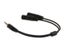 Audio Male To 2 Female 3.5mm Headphone Mic Y Splitter Cable Carousel 2