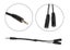 Audio Male To 2 Female 3.5mm Headphone Mic Y Splitter Cable Carousel 3