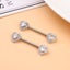 11pc Nipple Piercing Barbell Carousel 6