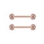 11pc Nipple Piercing Barbell Carousel 8