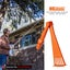 Mini Gutter Cleaner Tool Rake for Leaves & Debris Fits Acme Thread and EZ Poles Carousel 7