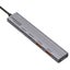 Promate 4-in-1 USB Multi-Port Ultra Compact Hub with USB-C Connector - Grey Carousel 1