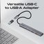 Promate 4-in-1 USB Multi-Port Ultra Compact Hub with USB-C Connector - Grey Carousel 9