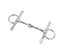 Full Cheek Horse Snaffle Stainless Steel Horse Mouth Bit Garden Farming Horse Carousel 2