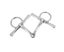 Full Cheek Horse Snaffle Stainless Steel Horse Mouth Bit Garden Farming Horse Carousel 3
