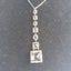 Vintage 1930s Open Back Bezel Crystal Necklace, Marked Carousel 5