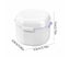 False Teeth Container Denture Bath Case Cup with Strainer Basket for Travel-W Carousel 4