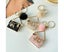 Fashion for Rhinestone Crystal Handbag Keychain Plush Mink Ball Keyring Bag P Carousel 3