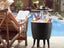 Outdoor Bar Table Cooler Ice Bucket Outdoor Storage Box Black Carousel 2