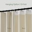 Sherwood Home Orlando Blockout Multi Header Curtain Pair Sand 140x223cm Carousel 4