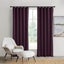 Sherwood Home Orlando Blockout Multi Header Curtain Pair Plum 180x223cm Carousel 1