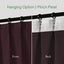 Sherwood Home Orlando Blockout Multi Header Curtain Pair Plum 180x223cm Carousel 5