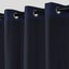 Sherwood Home Orlando Blockout Eyelet Curtain Pair Navy 140x223cm Carousel 8