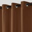 Sherwood Home Orlando Blockout Eyelet Curtain Pair Rust 225x223cm Carousel 8