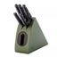 Wiltshire Staysharp Triple Rivet Radius 6pc Knife Block Set | Sage Green Carousel 1